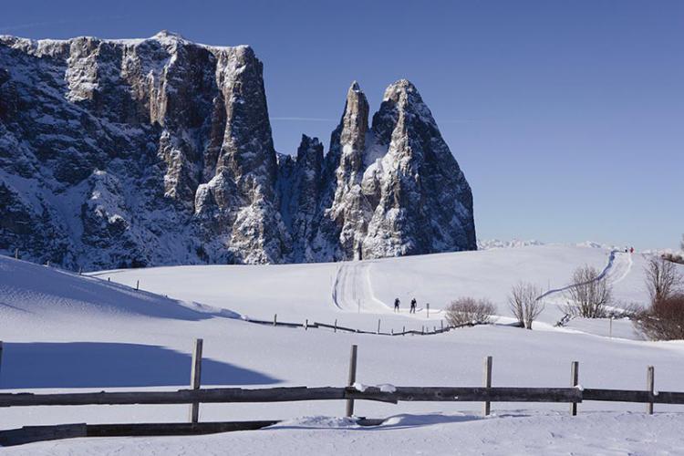 Sci da fondo & Panorama montano all’Alpe di Siusi