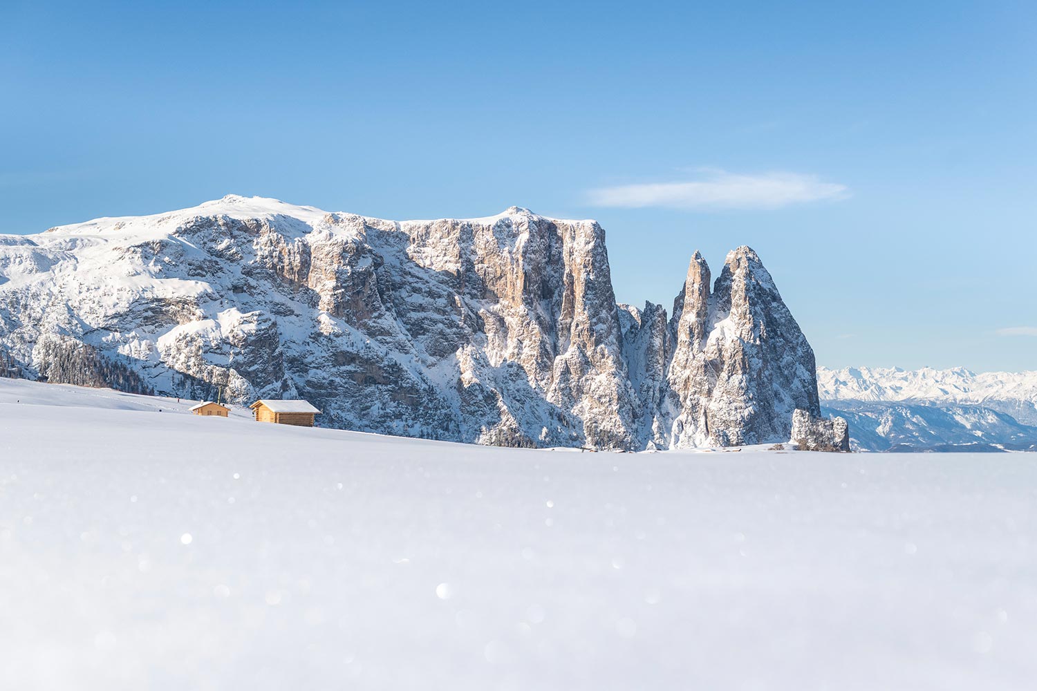 Lo Sciliar in inverno – Paesaggio innevato